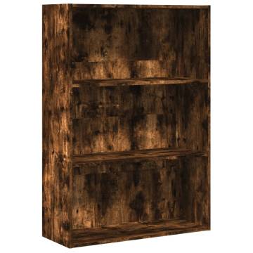 Smoked Oak Bookcase - Stylish Storage Solution | HipoMarket