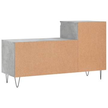 Concrete Grey Shoe Cabinet | Stylish & Durable Storage Solution