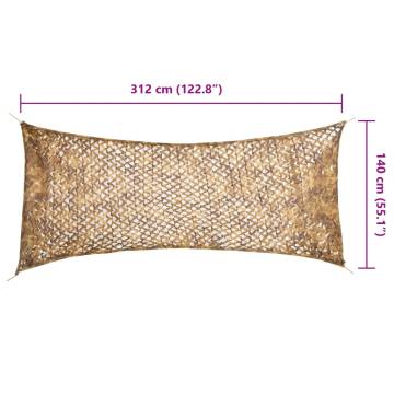 Camouflage Net with Storage Bag - 312x140 cm Sand | HipoMarket