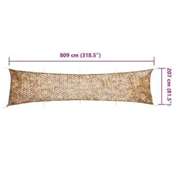 Camouflage Net with Storage Bag - 809x207 cm Sand | HipoMarket