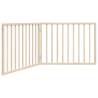 Foldable Dog Gate - 160 cm Poplar Wood for Pet Safety