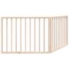 Foldable Dog Gate - 160 cm Poplar Wood for Pet Safety