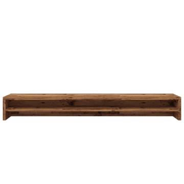 Monitor Stand Old Wood - Stylish & Functional | HipoMarket