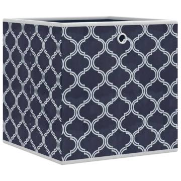 Foldable Storage Boxes 10 pcs Blue | Organize Your Space