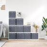 Foldable Storage Boxes 10 pcs Blue | Organize Your Space