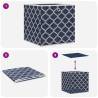 Foldable Storage Boxes 10 pcs Blue | Organize Your Space