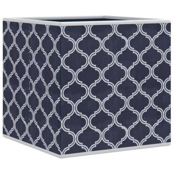 Foldable Storage Boxes 10 pcs Blue | Organize Your Space