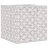 Foldable Storage Boxes 10 pcs Cream | Organize Your Space