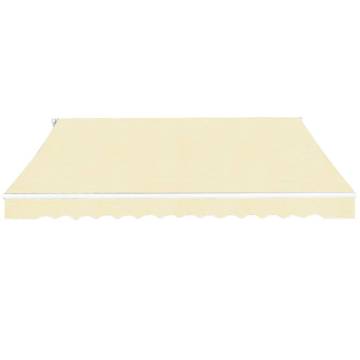 Folding Awning Manual Operated 400 cm - Cream