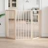  Dog Gate Foldable 3 Panels 150 cm Poplar Wood Colour natural Size 50 x 90 x 2 cm Quantity in Package 3 