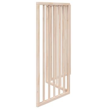 Foldable Dog Gate - 3 Panels 150 cm Poplar Wood | HipoMarket