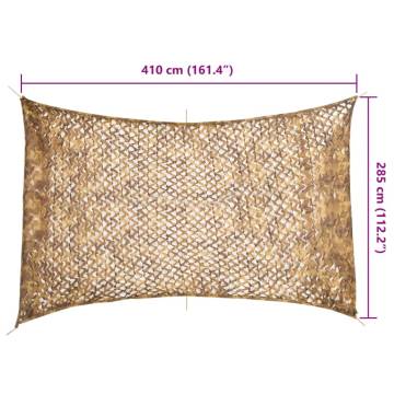 Camouflage Net with Storage Bag - 410x285 cm Sand