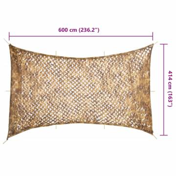 Camouflage Net 600x414 cm Sand - Outdoor Essential | Hipomarket