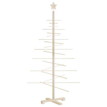 Wooden Christmas Tree 150 cm - Solid Pine for Your Decoration