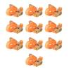 Heavy-Duty Ratchet Tie Down Straps - 10pcs, 0.4 Tonnes, Orange