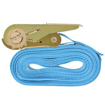 4 pcs Ratchet Tie Down Straps - 0.8 Tonnes 6mx25mm Blue