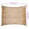 Camouflage Net with Storage Bag - 618x512 cm Sand