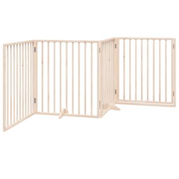 Dog Gate with Door - Foldable 4 Panels 320 cm | Hipo Market