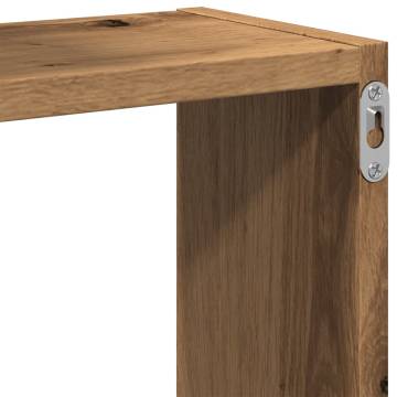 Wall Cube Shelves Artisan Oak - Stylish Storage Solution