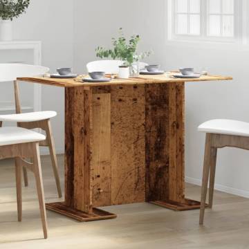 Stylish Old Wood Dining Table - 110x60x75 cm | HipoMarket