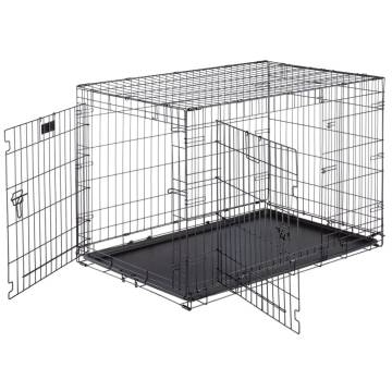 Ferplast Dog Crate Dog-Inn 105 - 108.5x72.7x76.8 cm Grey