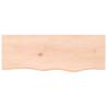 Untreated Solid Wood Bathroom Countertop 80x30 cm | HipoMarket