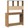 Desk with Shelves Artisan Oak - Stylish & Functional | HipoMarket