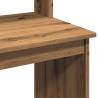 Desk with Shelves Artisan Oak - Stylish & Functional | HipoMarket