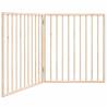 Foldable Dog Gate - 2 Panels, 160 cm Poplar Wood | HipoMarket