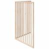 Foldable Dog Gate - 2 Panels, 160 cm Poplar Wood | HipoMarket