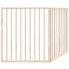 Foldable Dog Gate - 2 Panels, 160 cm Poplar Wood | HipoMarket