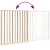 Foldable Dog Gate - 2 Panels, 160 cm Poplar Wood | HipoMarket