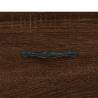 Stylish Highboard Brown Oak - 69.5x34x180 cm | HipoMarket