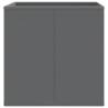 Foldable Storage Boxes - 4 Pcs Grey, Space-Saving & Durable