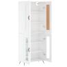 Elegant Highboard High Gloss White | Stylish Storage Solution