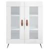 Elegant Highboard High Gloss White | Stylish Storage Solution