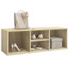 Shoe Storage Bench Sonoma Oak - Stylish & Practical Storage