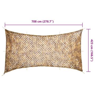 Camouflage Net with Storage Bag - 708x423 cm Sand | HipoMarket