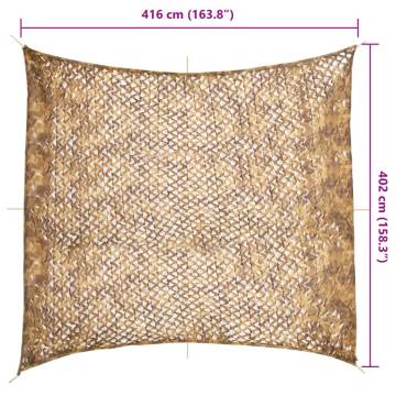 Camouflage Net with Storage Bag - 416x402 cm Sand | HipoMarket