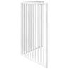 Dog Gate Foldable 2 Panels White - 160 cm Poplar Wood