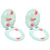 WC Toilet Seats with Soft Close Lid 2 pcs MDF Flamingo Design Quantity in Package 2 Design flamingo Soft close yes 