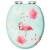 Flamingo Design WC Toilet Seats with Soft Close Lid - 2 pcs