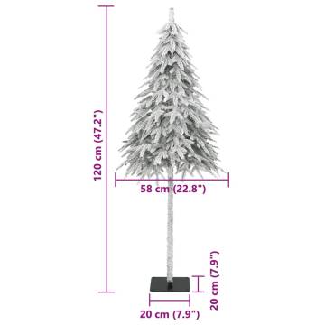 Flocked Snow Artificial Christmas Tree 120 cm - Hipomarket