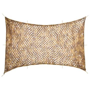 Camouflage Net with Storage Bag 724x515 cm Sand - Hipomarket