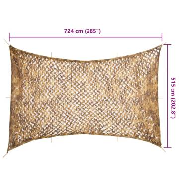 Camouflage Net with Storage Bag 724x515 cm Sand - Hipomarket