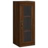 Stylish Highboard Brown Oak - 34.5x34x180 cm | HipoMarket