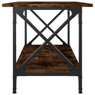 Elegant Smoked Oak Coffee Table - Stylish Living Room Furniture