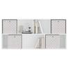 Foldable Storage Boxes - 4 pcs Cream | Hipomarket