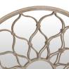 Garden Mirror Sand 60x3 cm Iron Round for Outdoor Use