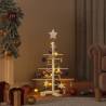  Wooden Christmas Tree for Decoration 75 cm Solid Wood Pine Size 75 cm Quantity in Package 1 Number of Branch Tips Number of LEDs 